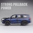 thumbnail image 3 of 1:32 Coche de juguete Excelente calidad LX570 SUV Coche de metal Coche de juguete de aleación Azul 1:32 Lexus LX570 con caja base, 3 of 5