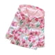 thumbnail image 2 of Baby Girl Kid Waterproof Floral Hooded Rain Jacket Outwear Raincoat with Hoodies, 2 of 5