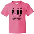 thumbnail image 3 of Inktastic Breast Cancer Awareness Get Your Pink on Youth T-Shirt, 3 of 5