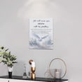 thumbnail image 3 of Scripture Wall Art Bible Verse Wall Decor Christian Inspirational White Dove Pictures Canvas Print Painting Artwork Home Decorations for Bedroom Living Room Office 12"x16", 3 of 6
