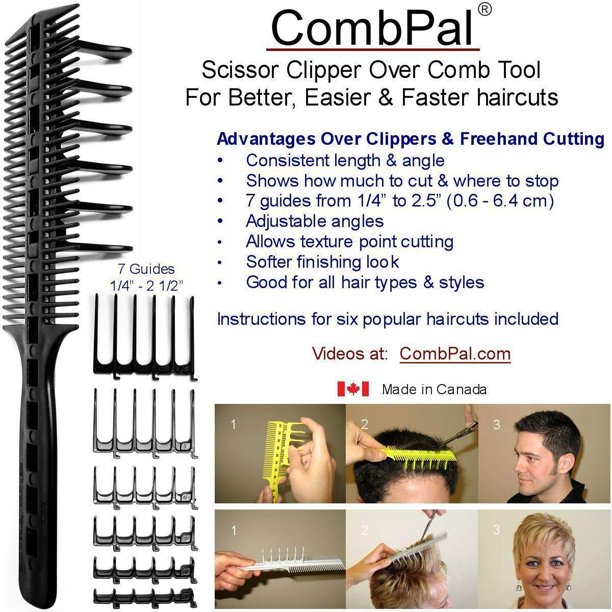 CombPal Scissor Clipper Over Comb Hair Cutting Tool Barber Haircutting