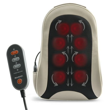 Belmint Cordless Shiatsu Back Massager with Heat Portable for Home Office Car