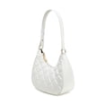 thumbnail image 2 of WSRYDJDL Crescent Bolsos de hombro para mujer lindo Hobo Tote bolso debajo del brazo monederos mini bolso de embrague con cierre de cremallera, 2 of 5