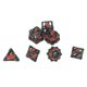 thumbnail image 1 of Dados de metal dados poliédricos número claro para hombres y mujeres para juegos de rol ANGGREK Otros, 1 of 8