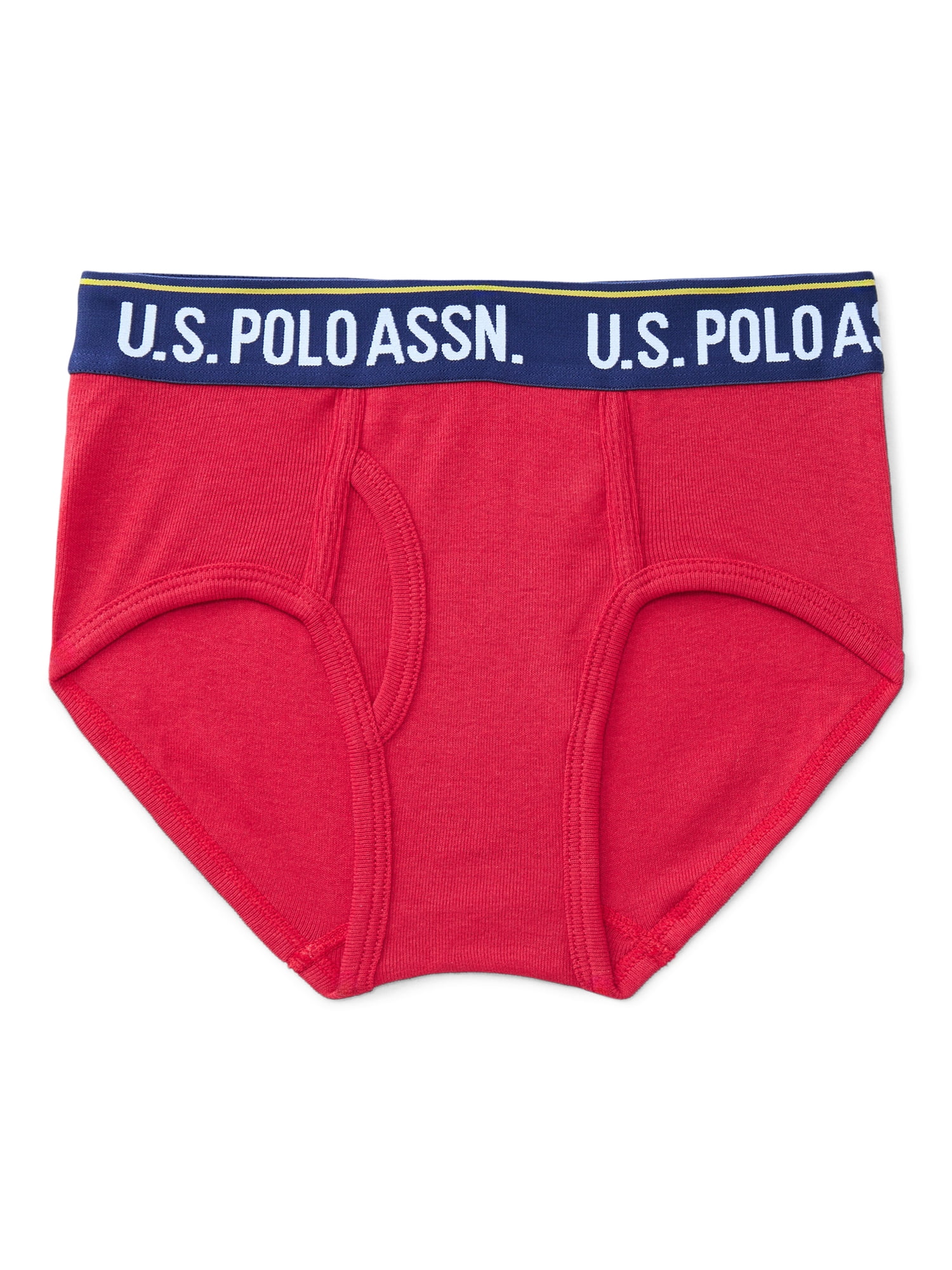 U.S. Polo Assn. Boys Tagless Underwear Briefs, 5-Pack, Sizes S-XL