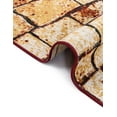 thumbnail image 5 of Unique Loom Valencia Collection Area Rug - Mestalla (9' x 12' Rectangle Rust Red/Brown), 5 of 10