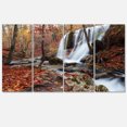 thumbnail image 2 of Ukraine Cascade en Automne - Impression sur Toile Photo de Paysage, 2 of 3