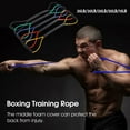 thumbnail image 2 of Yoone Elastic MMA Workout Band Anti-slip Foam Cover Eight Word Design Boxing Tension Rope for Training, 2 of 8