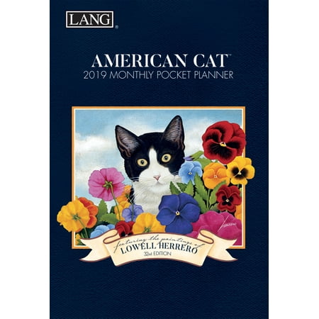 13 Month Pocket Planner - 2019 MONTHLY POCKET PLANNER, AMERICAN CAT™