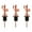 Rose gold, variant on AOOOWER 3Pcs Auto Close Liquor Pourers Nonrust Steel Leak proof Universal Bottles Stoppers