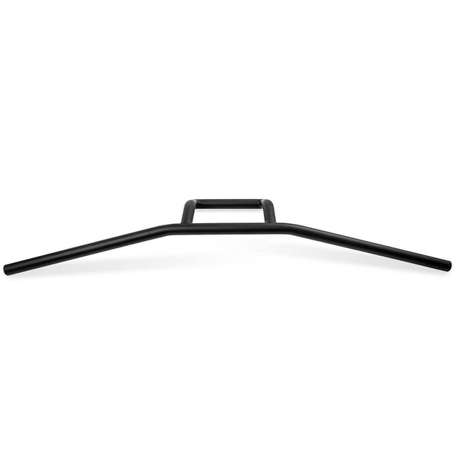 Krator Motorcycle Handlebar 1" Black Box Window Attack Style Compatible with Ducati Regolarita 125 Ala Rossa 350