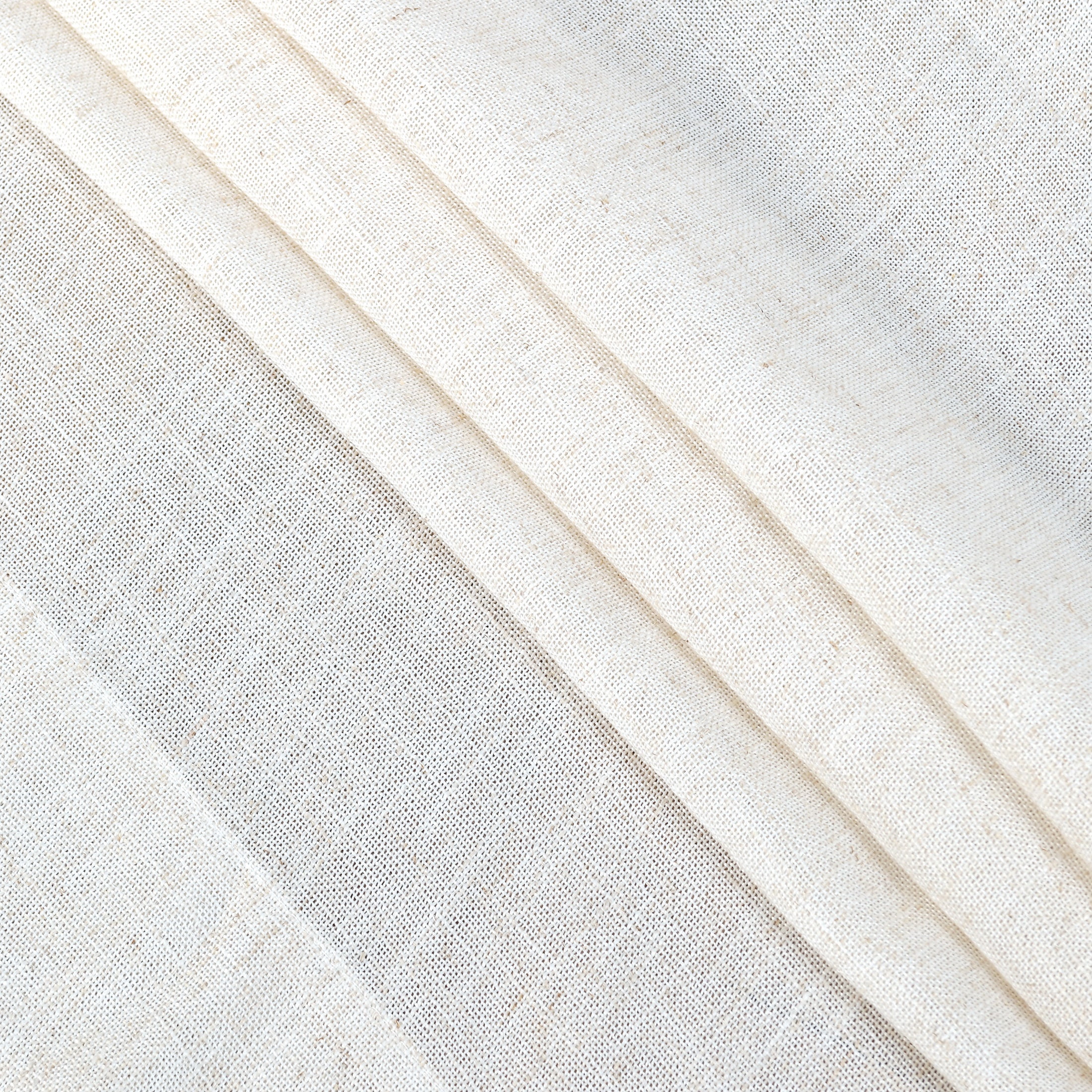 Better Homes & Gardens Light Filtering Linen Blend Rod Pocket Curtain, Single Panel, Vanilla Dream, 50" W x 108" L