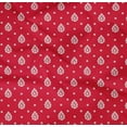 thumbnail image 4 of oneOone Cotton Poplin Twill Red Fabric Ethnic Bandhani Fabric For Sewing Printed Craft Fabric By The Yard 56 Inch Wide, 4 of 4