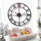 thumbnail image 2 of 2025 Garden Clock Outdoor Garden Wall Clock Large Roman Numeral Garden Clock Outdoor Iron Clock Outdoor, 2 of 5