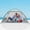 Cancun Seashore-1, variant on OutdoorMaster Beach Tent for 3 Person with 2 Doors - Easy Setup and Portable Beach Shade Sun Shelter Canopy with UPF 50+ UV Protection - Blue