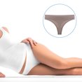 thumbnail image 2 of Guardurnaity Ropa interior de algodón para mujer Transpirable Absorbe la humedad Elástico Color sólido Chica S Ropa interior chocolate S, 2 of 6