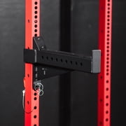 Titan Fitness T-3 Series Spotter Arms, 800 LB Capacity, Black Safety Catches, Power Rack Solo Lifting Attachments, Set of 2