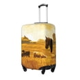 thumbnail image 2 of Haiem Western Cowboy Ranch Luggage Cover Printed Suitcase Covers for Luggage Elastic Washable Suitcase Protector Fits 18-32 Inch Luggage-X-Large, 2 of 8