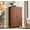 Brown, variant on Frmobepts Farmhouse 5 Drawer Dresser with Barn Door, Adjustable Storage Cabinet for Bedroom Living Room, Black