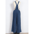 thumbnail image 5 of Women's Loose Adjustable Strap Wide Leg Denim Bib Overall Jeans Pants, 5 of 10