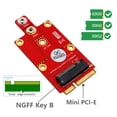thumbnail image 5 of Adaptateur M.2 Key B vers Mini PCI-E mPCIe pour Module 3G / 4G / 5G Supporte Carte Type 3042/3052 Dimension M2 Key B, 5 of 5