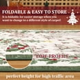 thumbnail image 4 of Christmas Runner Rug Washable Area Runner for Hallway Non Shedding Kitchen Rug with Non Slip TPR Backing, Decorative Xmas Holiday Carpet, Low Pile Holiday Décor Floor Mat for Laundry, 4 of 8