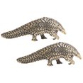 thumbnail image 1 of QUMIIRITY 2Ud De Pangolin En Latón Dorado Para Ambientación Interior, 1 of 8