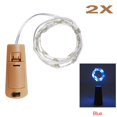 thumbnail image 1 of Cadena de luces LED para botella de vino, guirnalda de luces de hadas para vacaciones, árbol de Navidad, decoración de fiesta de boda, Bar, 2 piezas, 2M, 3M, 1 of 4