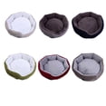 thumbnail image 3 of Greeniant Suave e hipoalergénico Artesanía segura y exquisita para máxima comodidad Relleno de algodón extra Fácil de limpiar Semicerrado Suministros para perros Rojo METRO METRO: 38*16, 3 of 6