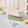 thumbnail image 2 of Ice Block Tray with Lid and Bin, Press and Easy to Release Ice Block Trays for Freezer, 1 Ice Tray, 28 Grid Ice Blocks, Ice Molds for Fruits, Soda, Cocktails, Whiskey, Iced Coffee and Wine, 2 of 8