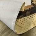 thumbnail image 5 of Ambesonne China Place Mats Set of 4, Stones Mountain, Standard Size, Sepia, 5 of 6