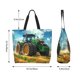 thumbnail image 5 of Easygdp Green Tractor Field Bolsas Tote para Mujer, Bolsos de Hombro para Viaje, Bolsos de Mano de Gran Capacidad para Compras y Trabajo, 5 of 8
