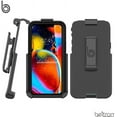 thumbnail image 6 of Belt Clip Holster Compatible with Lifeproof FRE Case for iPhone 11 6.1" case not Included Features: Secure Fit, Quick Release Latch, Durable Rotating Belt Clip & Built-in Kickstand, 6 of 6