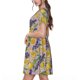 thumbnail image 2 of Easygdp Lavender Flowers para Vestido Transpirable de Mujer, Vestido Suelto de Manga Corta con Pliegues y Bolsillos para el Verano, 2 of 6