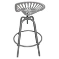 thumbnail image 4 of Leigh Country TX 97007 Tractor Seat Swivel Stool KD, Metallic, 4 of 5