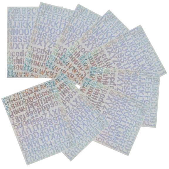 10 Sheets Labels Letter Stickers Mailbox Letter Stickers 0.1X21X29CM
