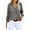 Gray, variant on LYXSSBYX Womens Plus Size Tops Clearance Women's Tops Striped Printed Single Breasted Long Sleeve Shirt Blouse Tops