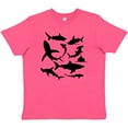 thumbnail image 3 of Inktastic School of Sharks Youth T-Shirt, 3 of 5