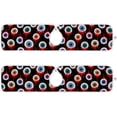 thumbnail image 2 of Coolnut Scary Eyes Funny Sink Splash Guard for Faucet 2 Packs Faucet Absorbent Mats, Happy Halloween Faucet Handle Drip Catcher for Kitchen, Bathroom,Sink Mat, Dish Drying Mat, 30"x5.5", 2 of 7
