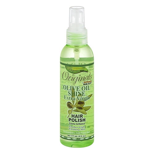 Africas Best Originals Olive Oil Shine Hair Polish Mist Spray, 6 Oz