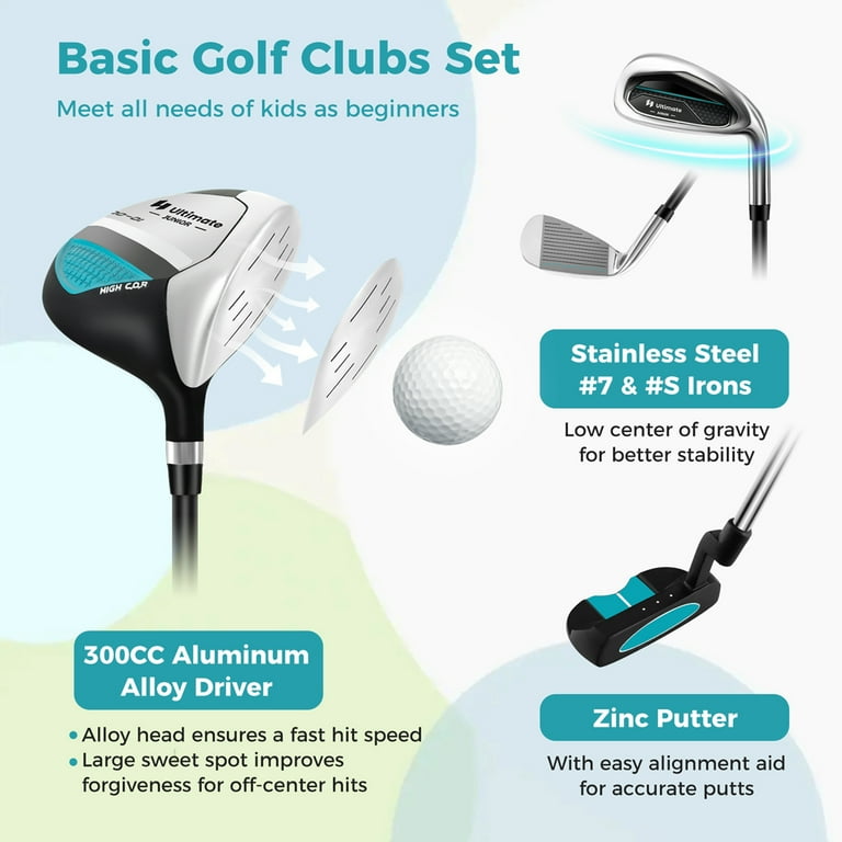 Costway Ultimate Kids Golf Practice Set, Blue - Walmart.com