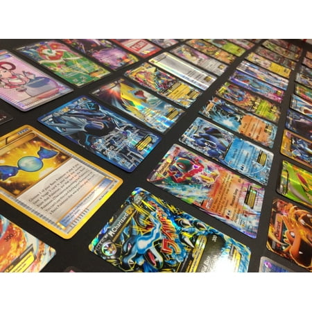Pokemon TCG: 100 Official Card lot with Rare's over 100hp, Commons, Uncommon's, Holo plus Ex / Gx or Full