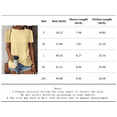 thumbnail image 3 of MORTTIC Women's Ruffle Hem Short Sleeve T-Shirt, Casual Summer Crew Neck Blouses Top, S, 3 of 3