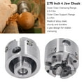thumbnail image 3 of Woodturning Chuck, 2.75 Inch 4 Jaw Lathe Chuck 1INx8TPI Thread  For Ordinary Lathe Grinder, 3 of 8