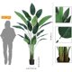 thumbnail image 5 of 2 pack 7ft (84in) artificial bird of paradise tree, fake palm tree para indoor y outdoor, moderno decor, perfect housewarming gift con 20 trunks y faux leaves, 5 of 7