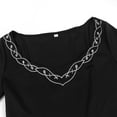thumbnail image 4 of LEKWK Victorian Dress for Women Medieval Princess Dress Long Bell Sleeves Embroidery Trim Renaissance Dress Vintage Halloween Costume, 4 of 7