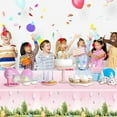 thumbnail image 5 of 3PCS Pink Winnie Baby Shower Tablecloth Classic Pooh Party Table Cloth for Girl Disposable Plastic Table Cover First Birthday Gender Reveal Supplies（54x108in）, 5 of 5
