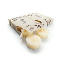 Vanilla Bean Tealight Candles Multi Pack - 12 Beige Premium Scented Tea Lights - Shortie's Candle Company