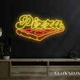 thumbnail image 3 of Glowneon Pizza Neon Sign, Pizzeria Open Led Sign, Italian Food Light, 3 of 5