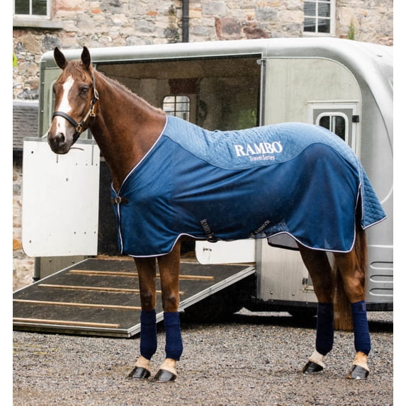 Rambo Travel Series Sheet (50g Medium-Lite), Navy (Silver Trim), Size: 66